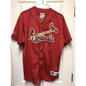 NWOT #25 Mark McGwire St. Louis Cardinals BP Jersey L Batting Practice Large